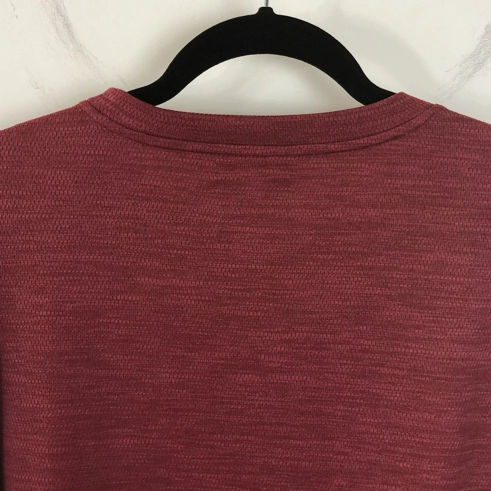 Washington Football Team NFL Long Sleeve Burgandy Dri Fit Shirt Size XL Burgundy